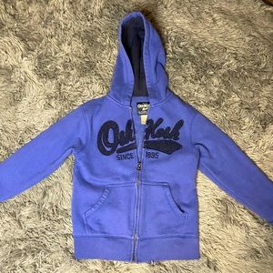 Osh Kosh full-zip hoodie - size 7 boys